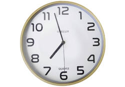 Wandklok Unilux Baltic hout wit
