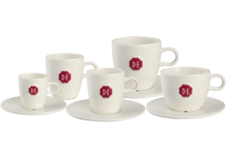 Kopje Douwe Egberts cappuccino 180ml wit