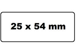Labeletiket Quantore 11352 54x25mm retour wit