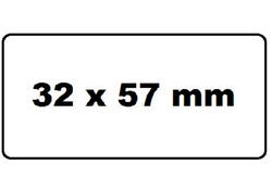 Labeletiket Quantore 11354 57mmx32mm wit