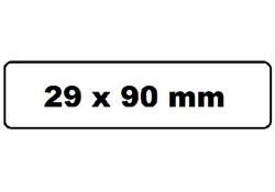 Labeletiket Quantore DK-11201 29x90mm adres wit