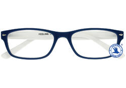 Leesbril I Need You +1.00 dpt Feeling blauw-wit
