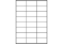 Etiket Avery Zweckform 3490 70x36mm wit 600stuks