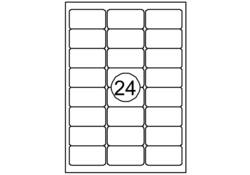 Etiket Quantore 63.5x33.9mm 2400 stuks