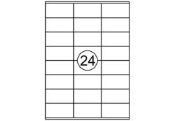 Etiket Avery DP246-100 70x36mm wit 2400stuks
