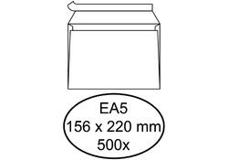 Envelop Hermes bank EA5 156x220mm zelfklevend wit doos à 500 stuks