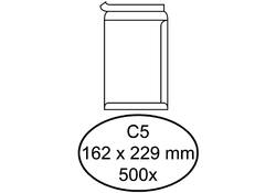 Envelop Quantore akte C5 162x229mm zelfklevend wit 500stuks