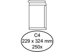 Envelop Quantore akte C4 229x324mm zelfklevend wit 250stuks