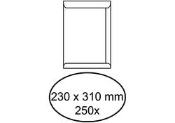 Envelop akte IEZZY 230x310mm zelfklevend 100gr wit 250stuks