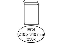 Envelop Hermes akte EC4 240x340mm zelfklevend wit doos à 250 stuks