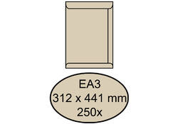 Envelop Quantore akte EA3 312x441mm cremekraft 250stuks