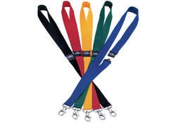 Textielkoord Durable 8137 met karabijnhaak donkerblauw