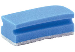 Schuurspons Cleaninq met greep 140x70x42mm blauw/wit 5 stuks