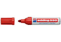 Viltstift edding 550 rond 3-4mm rood