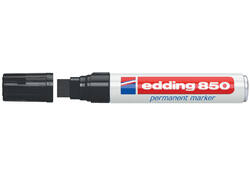 Viltstift edding 850 blok 5-16mm zwart