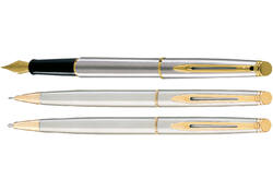 Vulpen Waterman Hémisphère stainless steel GT fijn