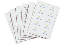 Badgekaart Durable 1453 bedrukbaar 40x75mm 240stuks