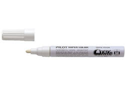Viltstift PILOT Super Color lakmarker medium wit