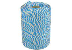 Touw Muller katoen 50 gram 45 meter blauw/wit