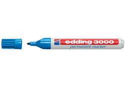 Viltstift edding 3000 rond 1.5-3mm lichtblauw