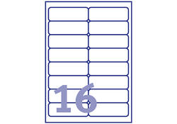 Etiket Avery J8162-10 99.1x33.9mm wit 160stuks