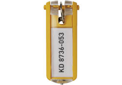 Sleutellabel Durable 1957 met ring geel