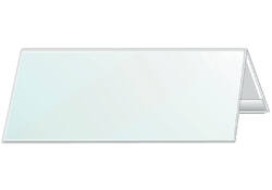 Tafelnaambord Durable 8053 105x297mm transparant