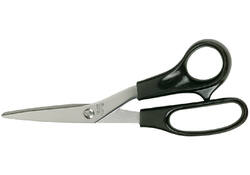 Schaar Quantore 190mm +plastic handvat zwart