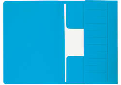 Dossiermap Djois Secolor Mammoet folio 3 kleppen 250gr recycled 360x250mm blauw