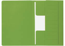 Dossiermap Djois Secolor Mammoet folio 3 kleppen 250gr recylced groen