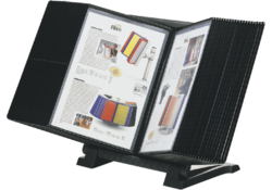 Infomanager Djois Flex-O-Frame basis met 10-tassen antraciet/zwart