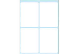 Etiket HERMA 3755 40x55mm wit 28 stuks