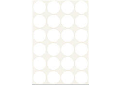 Etiket HERMA 2260 rond 25mm wit 768stuks