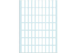 Etiket HERMA 2320 8x20mm wit 2240 stuks
