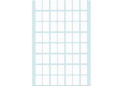 Etiket HERMA 2340 12x18mm wit 1792 stuks