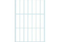 Etiket HERMA 2370 13x50mm wit 672 stuks