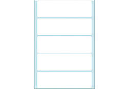 Etiket HERMA 2550 31x100mm wit 160 stuks