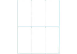 Etiket HERMA 2590 40x75mm wit 192 stuks