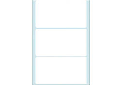 Etiket HERMA 2500 52x100mm wit 96 stuks
