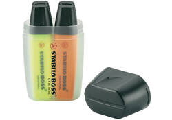 Markeerstift STABILO BOSS Original 70/4 assorti deskset à 4 stuks