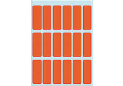 Etiket HERMA 3652 12x34mm rood 90 stuks
