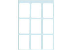 Etiket HERMA 3752 24x35mm wit 63 stuks