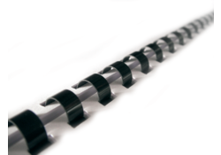 Bindrug GBC 10mm 21rings A4 zwart 25stuks