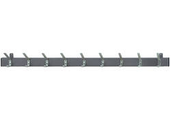 Kapstok wand VepaBins met 9 dubbele haken