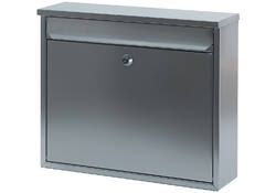 Wandbrievenbus mat RVS 36x10x31cm