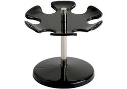 Stempelhanger MAUL rond 6-delig metaal Ø8.5cm zwart