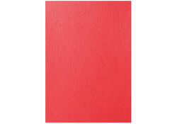 Voorblad GBC A4 lederlook rood 100 stuks