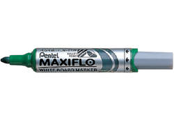 Viltstift Pentel MWL5M Maxiflo whiteboard rond 3mm groen