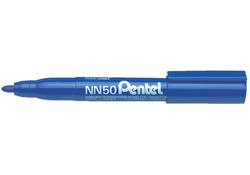 Viltstift Pentel NN50 rond 1.3-3mm blauw