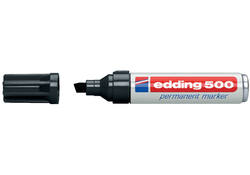 Viltstift edding 500 schuin 2-7mm zwart